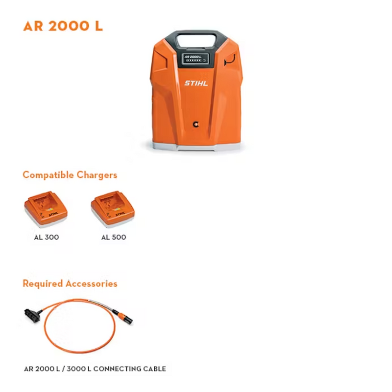 Stihl LITHIUM ION BACKPACK AR2000L