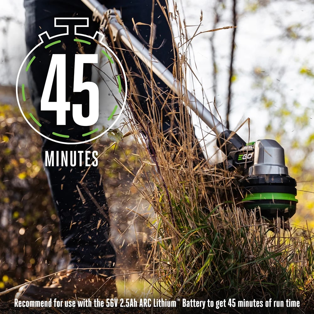 EGO ST1511T Power+ 15 In. Powerload String Trimmer with Telescopic Shaft
